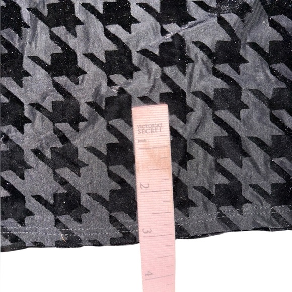 Naked Wardrobe Black Sheer & Velvet Houndstooth Long Sleeve Jumpsuit Size Small - Picture 5 of 9